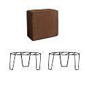 Klassic Circular Pro Metal Plant Stand,Pot Stand, Plant stand for balcony | Pot stand for indoor plants | Planter Stand | Plant stand for indoor living room (Black, Pack of 2)