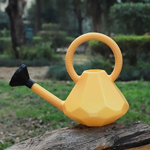 klassic plastic diamond watering can watering plant with long spout indoor and outdoor watering gardens large capacity water house gardening plants 75 liters golden