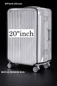 KLASSY Transparent Trolley Bag Cover PVC Dust