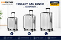KLASSY Transparent Trolley SUPER SOFT PVC 45