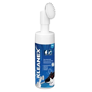 150ml sneaker cleaner  sport shoes cleaner for premium shoes  all types of shoes  sneaker cleaning foaming solution  white shoe cleaning foam without wash with attached brush pack of 1