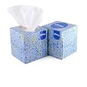 Kleenex® 2 ply Facial Tissue Cube Box, 50 Pulls, Pack of 2 (Total 100 Sheets) (60039)