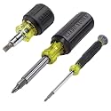 Klein Tools 32500SDKIT Multi-Bit Screwdriver and Nut Driver Set with Cushion-Grip Handles, Includes Stubby, 11-in-1, and 4-in-1 Electronics Drivers