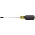 Klein Tools 605-6 1/4-Inch Cabinet 6-Inch Heavy Duty Round Shank Tip Screwdriver