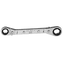 Klein Tools 68236 Ratcheting Offset Box Wrench, Made in USA, 3/8 by 7/16-Inch, Fully Reversible