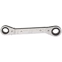 Klein Tools 68240 Ratcheting Offset Box Wrench, Made in USA, 5/8 x 11/16-Inch, Fully Reversible