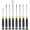 Klein Tools 85617 Mini Precision Screwdriver Set, Slotted, Phillips, TORX, Cushion-Grip Handles, Ideal for Terminal Blocks, Electronics