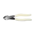 Klein Tools D248-8-GLW Diagonal Cutters, Angled Head, Hi-Viz Handle, 8-Inch