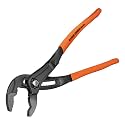 Klein Tools D50512B 12-Inch Adjustable Pliers, Quick-Adjust Klaw Pump Pliers, V-Jaw, Hardened Teeth for Maximum Torque