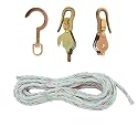 Klein Tools H1802-30S Block and Tackle Blocks 267 and 268, Guarded Hook 268