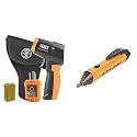 Klein Tools IR1KIT Infrared Thermometer and GFCI Receptacle Tester Kit &amp; NCVT1P Voltage Tester, Non-Contact Voltage Detector Pen, 50V to 1000V AC