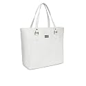 KLEIO Vegan Leather Office Tote Bag for Women with Laptop Compartment &amp; Zip Closure | Spacious Laptop Tote Bag for Girls to Carry Essentials in College, Work &amp; Travel