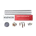 KLEVER 6-inch Diameter Expended Up to 8 ft Flexible Aluminum Duct Pipe for Kitchen Chimney - Includes Free Cowl, 2 Mtr Aluminium Tape &amp; 2 Pcs Clamps | Compatible with Multiple Chimney Brands