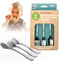 Kleynimals Stainless Steel Baby Flatware - Arctic, Non-Toxic, Made in USA