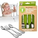 Kleynimals Stainless Steel Baby Flatware - Safari, Non-Toxic, Made in USA