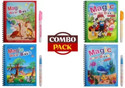 Klick Buy Reusable Magic Water Book with Magic Pen for Kids (Pack of 4)