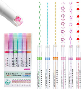 KLIDSHUSOZ TREASURE Decorative Color Pens Marker Ink