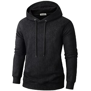 KLIEGOU Mens Tie-Dye Pullover Hooded Sweatshirt