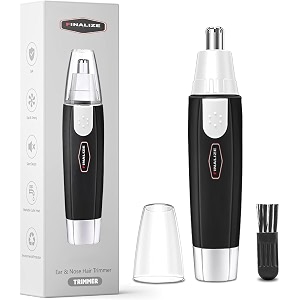 kliffoo 3 in 1 electric nose hair trimmer for men amp women  dual-edge blades  painless nose and ear hair trimmer eyebrow clipper  waterproof