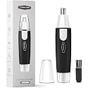 Kliffoo 3 in 1 Electric Nose Hair Trimmer for Men & Women | Dual-Edge Blades | Painless Nose and Ear Hair Trimmer Eyebrow Clipper | Waterproof