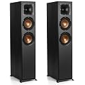 Klipsch Reference R-620F Floorstanding Speaker, Black Textured Wood Grain Vinyl, Pair