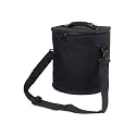 Klmnop Hockey Puck Bag, Waterproof Hockey Puck Carrier Holds up to 50 Pucks with Adjustable Shoulder Strap, Equipment Carrying Bag for Hockey Pucks & Accessories