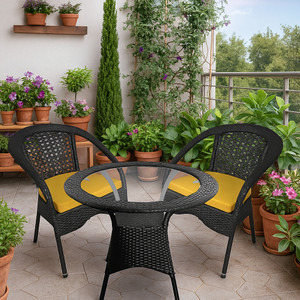 klodor gardenbalconyterracepoolside patio seating chair  table set for outdoor metal outdoor chair