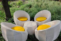 KLODOR Garden/Balcony/Terrace/Poolside Patio Seating Chair & Table Set For Outdoor Metal Outdoor Chair
