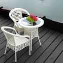 KLODOR Garden/Balcony/Terrace/Poolside Patio Seating Chair & Table Set For Outdoor Metal Outdoor Chair