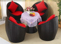 KLODOR Garden/Balcony/Terrace/Poolside Patio Seating Chair & Table Set For Outdoor Metal Outdoor Chair