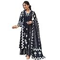 KLOSIA Viscose Women Printed A-Line Kurta Pant
