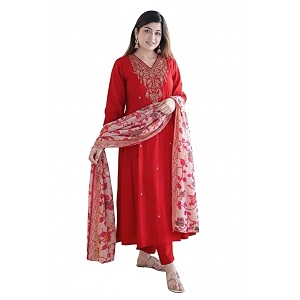 KLOSIA Women Embroidery Kurta and Pant Set