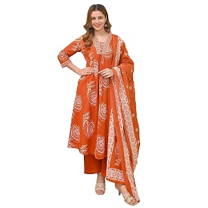 Klosia Women Printed A-Line Kurta and Pant