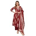 Klosia Women Printed A-Line Kurta and Pant