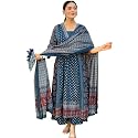 KLOSIA Women Rayon Printed Flared Anarkali Kurta