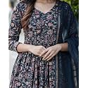 KLOSIA Women Viscose Anarkali Kurta Pant with