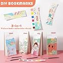 KLVS Color Magic Book Activity for Kids Drawing Books kit for Children Coloring Books for Kids Ages 4-8 Years 20 Sheet Cartoon Painting kit with Brush Return Gift (Pack of 2, Genie Garden)
