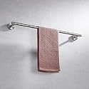 Miyili Small Kitchen Towel Bar 9 Inch Stainless Steel Cabinet Hand Towel Bar Hanger Rail Towel Rod Round Modern Style Black &amp; Gold, A01BG23A