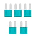 KMH 15A Micro2 Fuse Kit Automotive Blade Fuses Kit for Car, Truck, RV, Boat, Motorcycle and Marine Vehicles |Circuit Breaker Protection Electronic Fuses Holder Safe Power Distribution, Pack of 10
