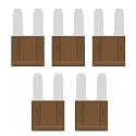 KMH 7.5A Micro2 Fuse Kit Automotive Blade Fuses Kit for Car, Truck, RV, Boat, Motorcycle and Marine Vehicles |Circuit Breaker Protection Electronic Fuses Holder Safe Power Distribution, Pack of 10