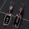 KMH TPU Gold Car Smart Key Cover Compatible for Kia Seltos, Sonet, Carens 3 Push Button Smart Key Shell Case Holder, Key Protector (Black Gold) Pack of 1