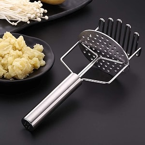 kmils stainless steel potato masher  pav bhaji masher