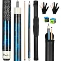 Kmise Professional Pool Cue Stick, 58" Canadian Maple Cue Sticks, Low Deflection Pool Sticks for Adults, Suitable for Home, Bar and Club