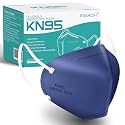 KN95 Face Masks 50 PCS 5-Ply Grey Masks Breathable Elastic Ear Loops Cup Dust Safety Mask Filter Efficiency≥95%