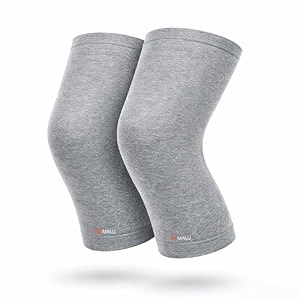 knee cap classic  bamboo yarn infused knee support for daily wear  4-way stretch breathable amp latex-free  knee sleeve for men amp women  ideal for walking standing amp light activities  pair xl