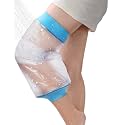 Sunby Knee Cast Cover For Shower, Waterproof Tpu Shower Bandage And Cast Protector For Knee Replacement Surgery, Wound, Burns Watertight Protection Reusable - Multicolor
