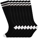 Knee High Socks for Kids, Cotton Soccer Socks for Boys, Girls, Toddlers……