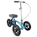 KneeRover Quad All Terrain Knee Scooter for Adults, Metallic Blue