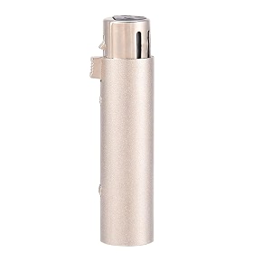 3pin xlr male to female adapter connector  screwless zinc alloy audio microphone extension