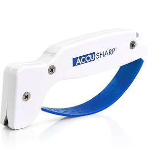 knife india accusharp accu-001c world39s fastest sharpener white